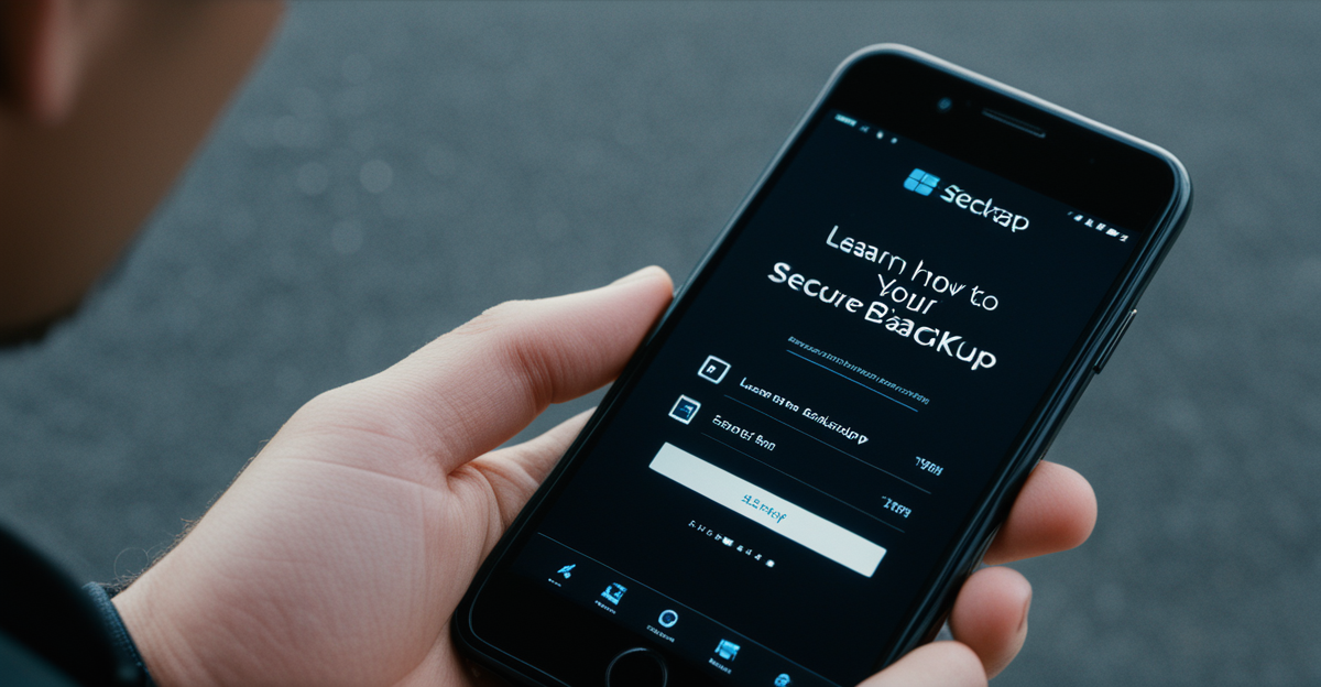 Descubra como proteger seus dados essenciais no smartphone com um backup seguro!